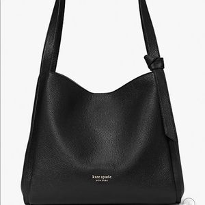 Black Kate Spade Large Knott bag.